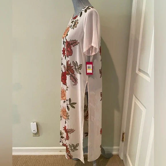 Vince Camuto Pink sheer dress overlay NWT - Picture 4 of 5